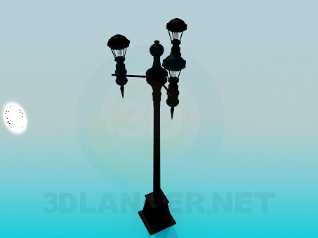 3d model Lamp street - preview 3d model Lamp street - preview