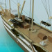 3D Modell Segelschiff - Vorschau