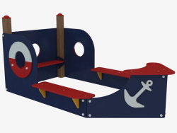Children's game sandbox Boat (5328)