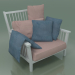 Modelo 3d Cadeira de sala de estar (01, branca) - preview