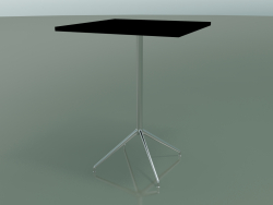Quadratischer Tisch 5715, 5732 (H 104,5 - 79 x 79 cm, schwarz, LU1)