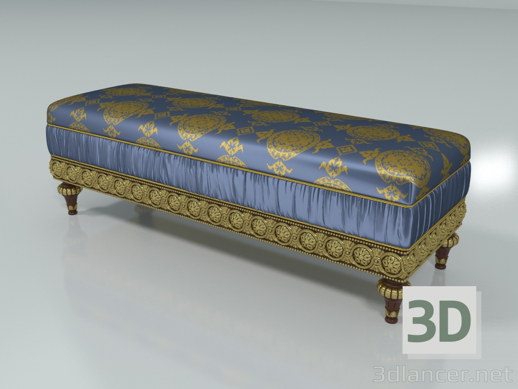 3D Modell Bettbank (ref.F19 I) - Vorschau