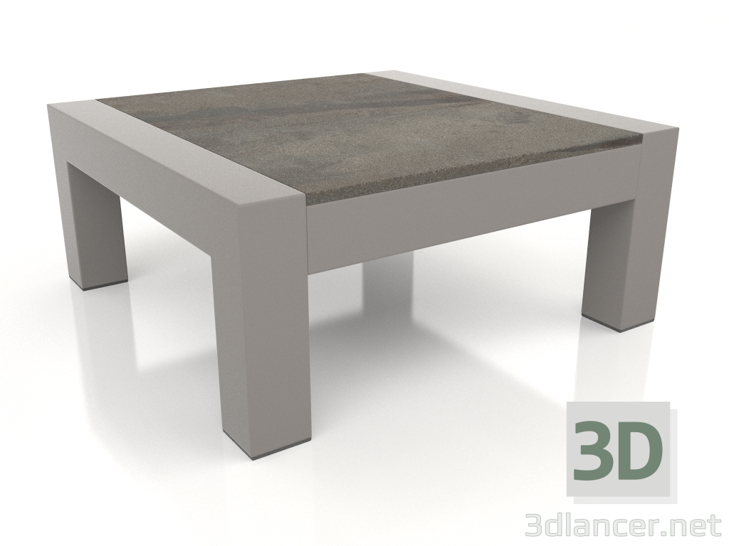 modèle 3D Table d'appoint (Gris quartz, DEKTON Radium) - preview