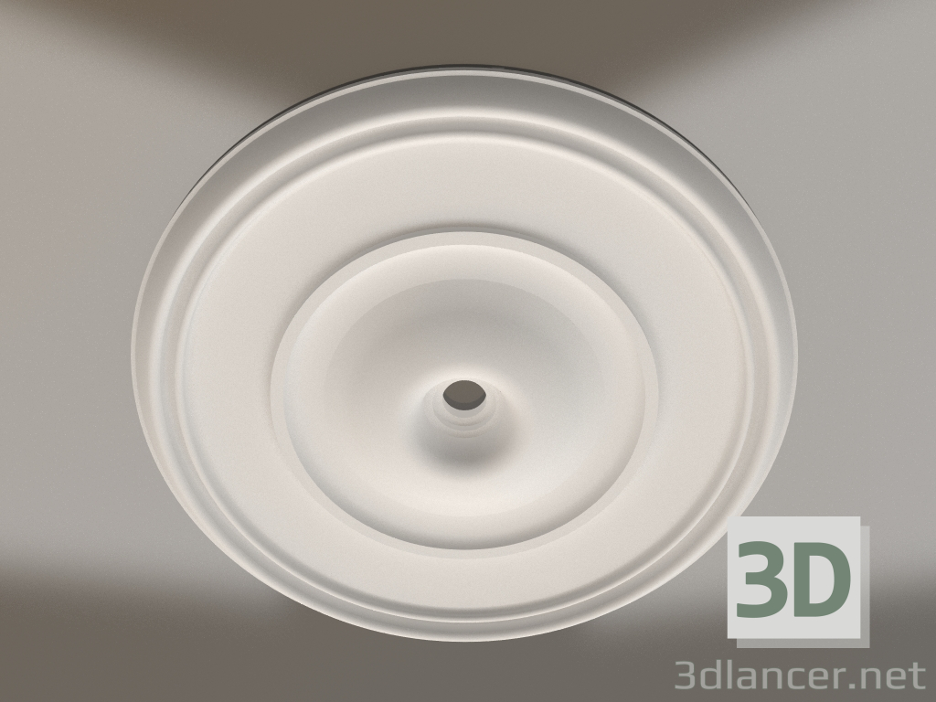 3d model Gypsum ceiling socket RP 018 D=600 - preview