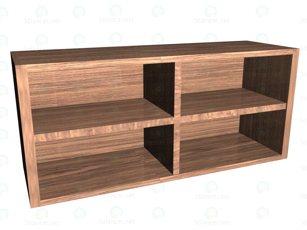 3d model Armario abatible horizontal - vista previa