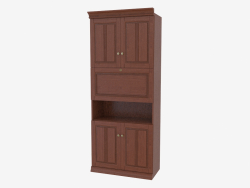 Bookcase with a bar (3841-13)