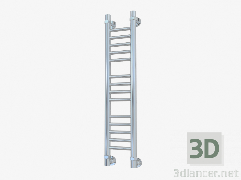 modello 3D Porta asciugamani riscaldato Bohemia straight line (800x150) - anteprima