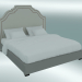 3d модель Кровать двуспальная Бристоль – превью