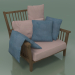 3d модель Кресло для отдыха (01, Natural) – превью
