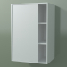 3d модель Настенный шкаф с 1 левой дверцей (8CUCBDS01, Glacier White C01, L 48, P 36, H 72 cm) – превью