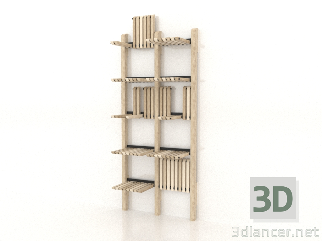 modello 3D Rack 1000 (opzione 1) - anteprima