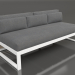 3D Modell Modulares Sofa, Abschnitt 4 (Weiß) - Vorschau
