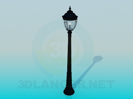 3d model Lantern in park - preview 3d model Lantern in park - preview