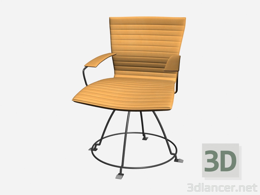modello 3D Sedia con Kuma polokotnikami 1 - anteprima