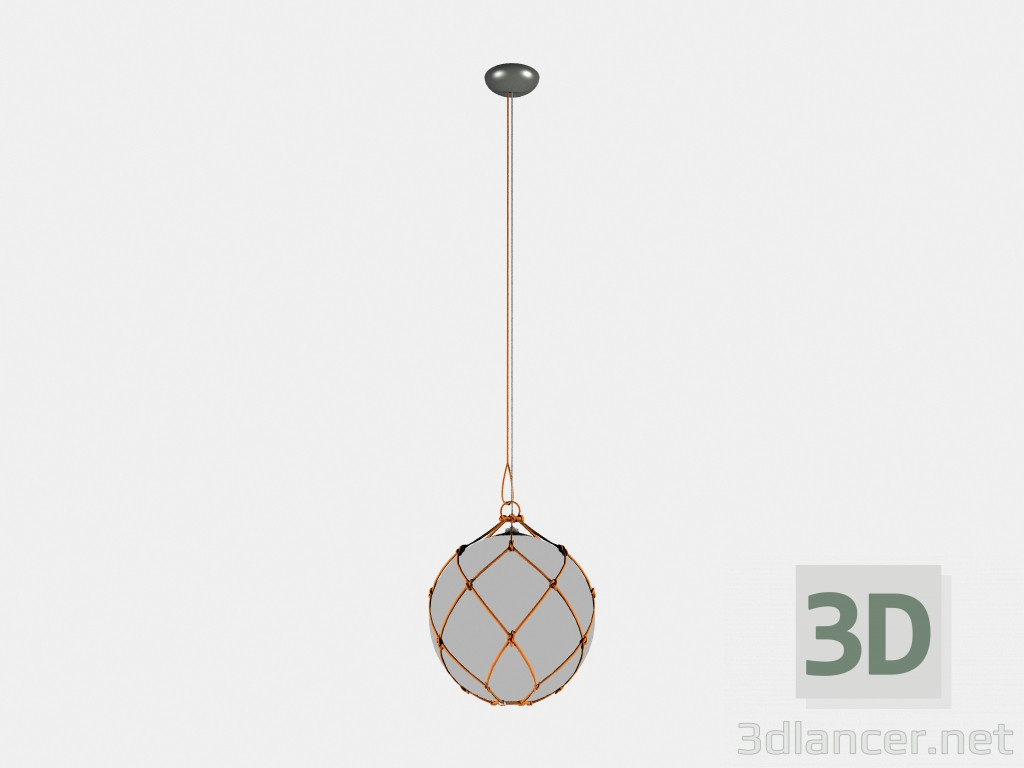 3D Modell Fischer, hängende Lampe-pendel - Vorschau
