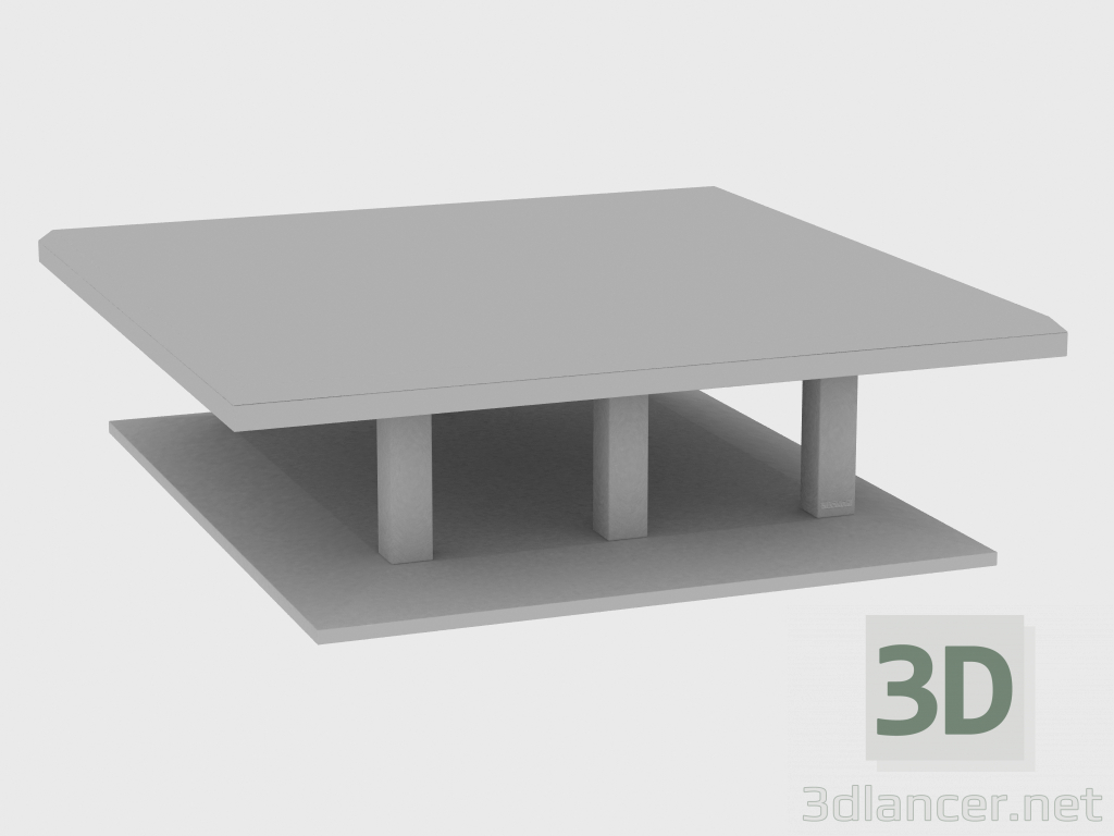 3d model Mesa de centro ARTU SMALL TABLE (120x120xH35) - vista previa
