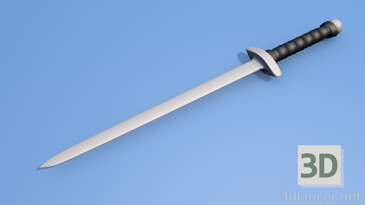 3 डी मॉडल तलवार - तलवार। - पूर्वावलोकन
