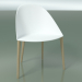 modèle 3D Chaise 2204 (4 pieds en bois, polypropylène PC00001, chêne blanchi) - preview