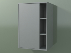 Wall cabinet with 1 left door (8CUCBDS01, Silver Gray C35, L 48, P 36, H 72 cm)