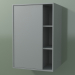 3d модель Настенный шкаф с 1 левой дверцей (8CUCBDS01, Silver Gray C35, L 48, P 36, H 72 cm) – превью