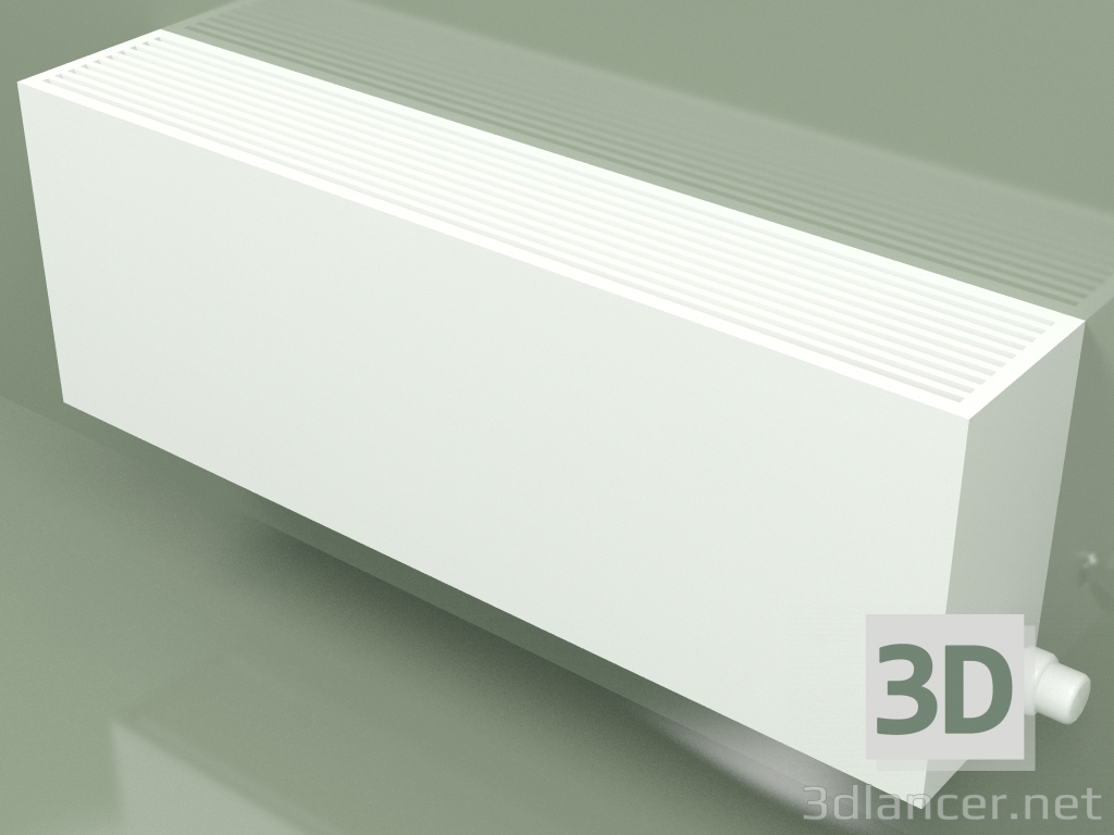 modello 3D Convettore - Aura Slim Basic (350x1000x180, RAL 9016) - anteprima