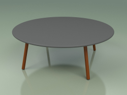 Tavolino 012 (Metallo Ruggine, HPL Grigio)