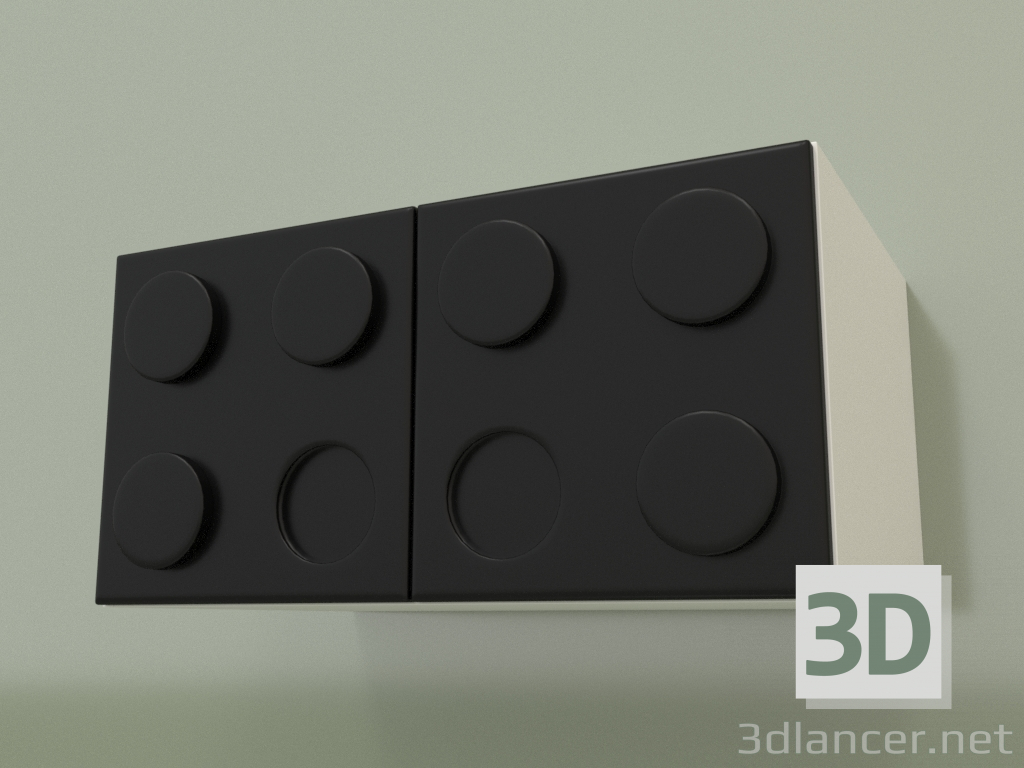 3D Modell Zwischengeschoss (Schwarz) - Vorschau