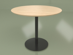डाइनिंग टेबल सोल डी 900 मिमी (काला)