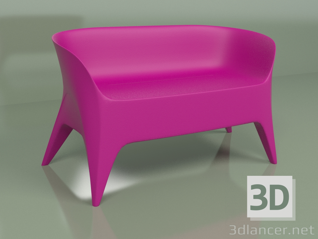 3D Modell Sofa Obie Love (Himbeere) - Vorschau