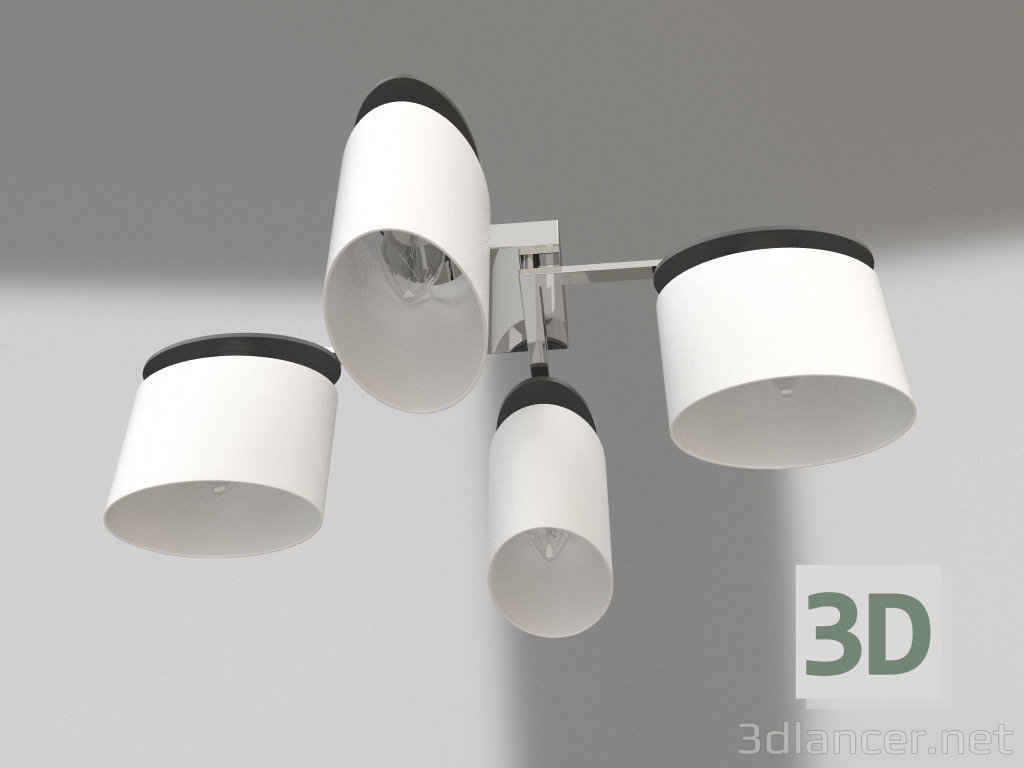 3D modeli Tavan lambası Bice (FR5101-CL-04-CN) - önizleme