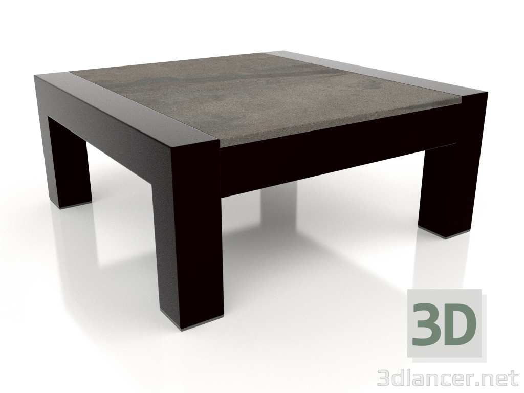 modèle 3D Table d'appoint (Noir, DEKTON Radium) - preview