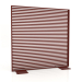 3d model Aluminum partition 150x150 (Wine red) - preview