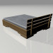 modello 3D Doppia letto - anteprima