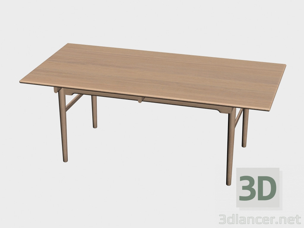 3d model mesa de comedor para 6 personas (ch327) - vista previa