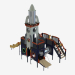 Modelo 3d Complexo de jogos infantis Rocket (5502) - preview
