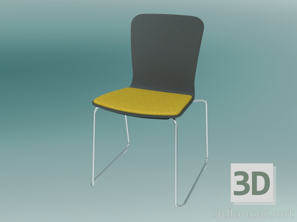 3d model Visitor Chair (K23V3) - preview