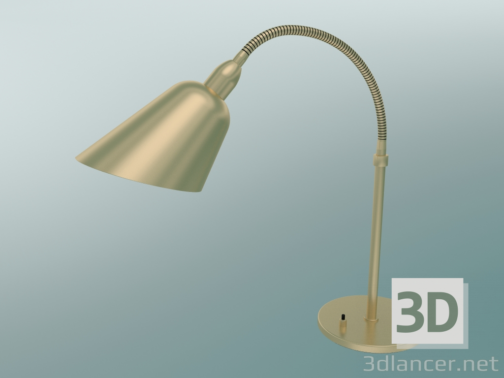modello 3D Lampada da tavolo Bellevue (AJ8, ottone laccato) - anteprima