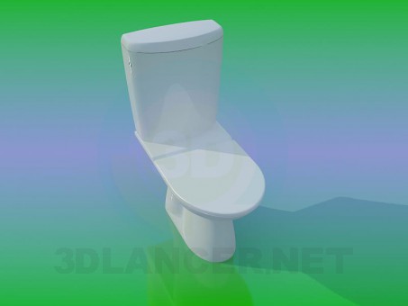 Modelo 3d WC - preview