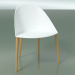 3D Modell Stuhl 2204 (4 Holzbeine, PC00001 Polypropylen, natürliche Eiche) - Vorschau