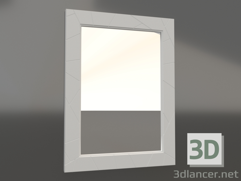 3d model Luigi 70 mirror (matte white) - preview 3d model Luigi 70 mirror (matte white) - preview
