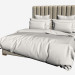 3 डी मॉडल बोस्टन राजा आकार बिस्तर (201,003-F01) - पूर्वावलोकन