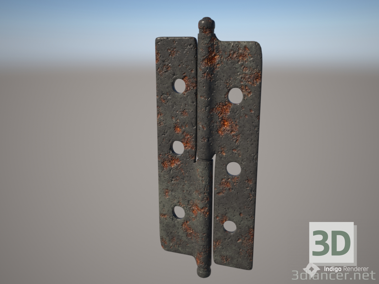 3d model Door hinge (old) - preview