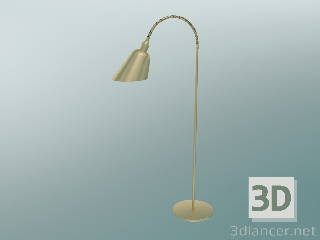 3d model Floor lamp Bellevue (AJ7, Lacquered Brass) - preview