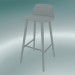 Modelo 3d Cadeira de bar Nerd (75 cm, cinza) - preview