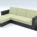 3d model Corner sofa - preview