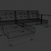 3d model Corner sofa - preview