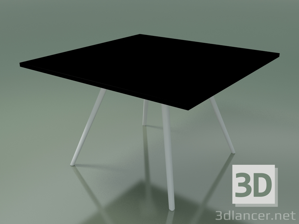 modello 3D Tavolo quadrato 5405 (H 74 - 119x119 cm, melamina N02, V12) - anteprima