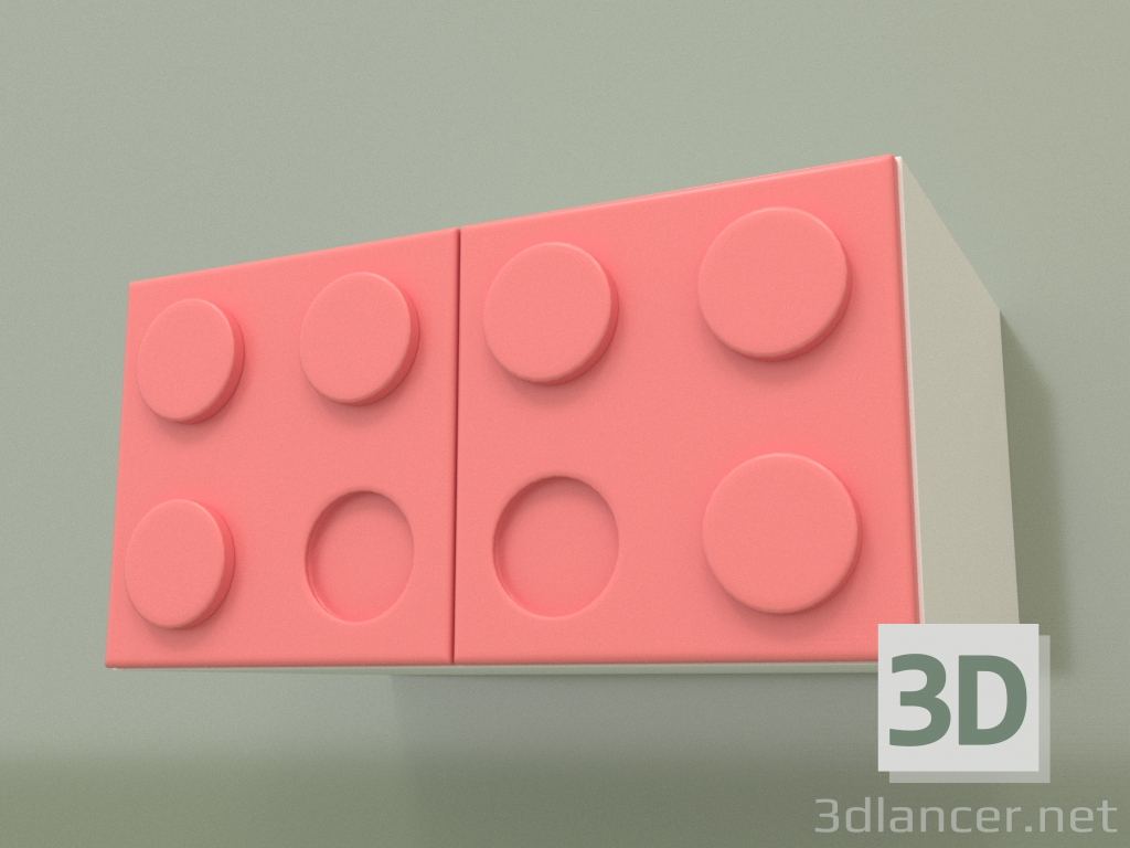modello 3D Soppalco (Corallo) - anteprima