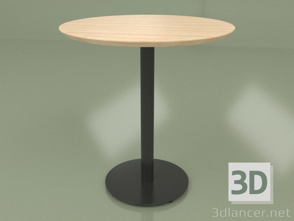 modello 3D Tavolo da pranzo Soul D 700 mm (nero) - anteprima