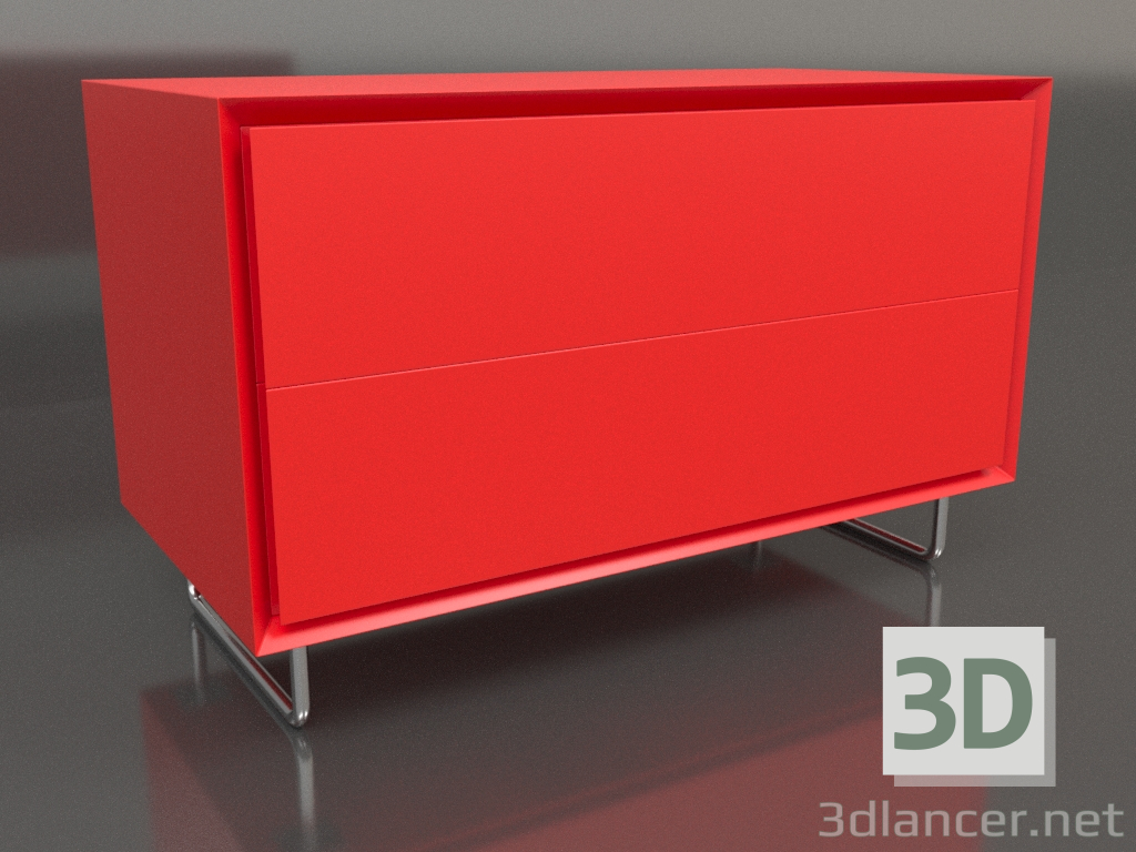 3d model Cabinet TM 012 (800x400x500, luminous orange) - preview